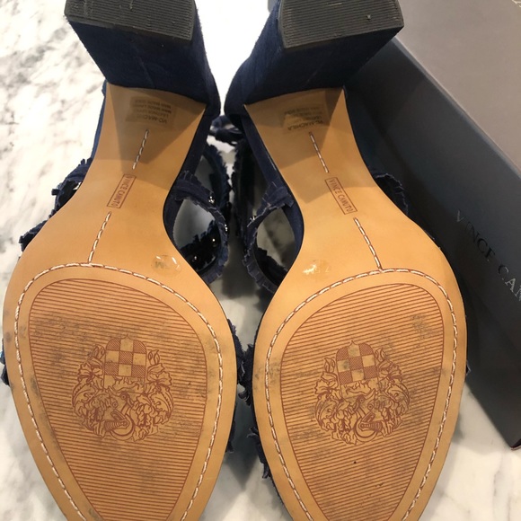 Vince Camuto Machila Studded Suede Sandals - Picture 7 of 8